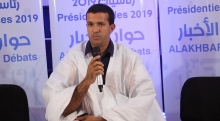 المدير العام لوكالة الأخبار الهيبة الشيخ سيداتي خلال افتتاح أول حلقات حوار الأخبار