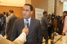 وزير الاقتصاد والمالية الموريتاني المختار ولد اجاي خلال حديثه للأخبار على هامش افتتاح القمة الإفريقية بنواكشوط 