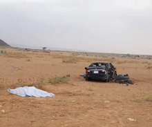 صورة تداولها نشطاء على مواقع التواصل الاجتماعي قالوا إنها من مكان الحادث 