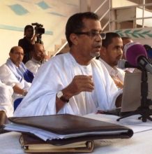 رئيس حزب العهد الوطني للديمقراطية والتنمية "عادل" يحي ولد أحمد الوقف
