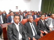 بعض مفتشي الشغل أثناء حفل تخرجهم (الأخبار - أرشيف)