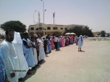 جانب من الوقفة الاحتجاجية اليوم الأربعاء (الأخبار)