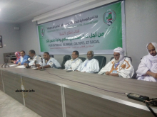 منصة حفل انطلاقة أعمال المنتدى مساء الأحد في فندق نواكشوط (الأخبار)