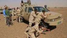 عناصر من الجيش الموريتاني خلال تدريب سابق 