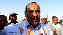 رئيس حزب الصواب عبد السلام ولد حرمة خلال تصريحه للأخبار مساء اليوم