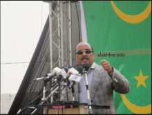الرئيس الموريتاني محمد ولد عبد العزيز خلال خطاب سابق له (الأخبار - أرشيف)
