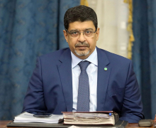 وزير الثقافة والصناعة التقليدية والعلاقات مع البرلمان الناطق الرسمي باسم الحكومة سيدي محمد ولد محم (وما)