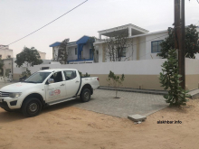 المقر الجديد لحزب الاتحاد من أجل الجمهورية وأمامه سيارة تابعة لشركة "كاميك" (الأخبار)