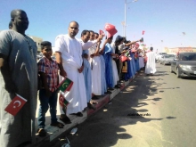 جماهير في ملتقى طرق أ/يرة على طريق المطار 