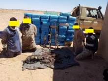المجموعة الموقوفة من طرف وحدة من الجيش الصحراوي