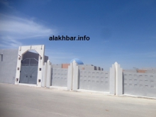 واجهة المستشفي الجديد الذي شيدشنه الرئيس صباح الاثنين (تصوير الأخبار)