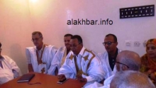 جانب من اجتماع بعثة الحزب الحاكم مساء اليوم في المقر استغرق أزيد من 3 ساعات / تصوير الأخبار