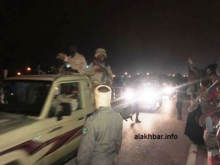 جانب من العرض العسكري المواكب لحملة المشاعل في نواذيبو/ الأخبار