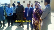العمدة رفقة حاكم المقاطعة زوال اليوم قبيل انطلاق الحملة / تصوير الأخبار