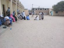 جانب من الأقبال صباح اليوم / تصوير الأخبار