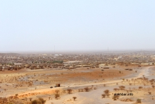منظر لمدينة النعمة عاصمة الحوض الشرقي من أعلى "البهكة" (الأخبار)