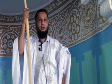إمام جامع ذي النورين بتفرغ زينة اباه ولد بداه خلال خطبة الجمعة اليوم 