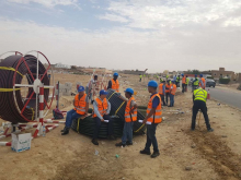 أشغال المرحلة التجريبية التي أطلقتها شركة ZTE الصينية بعد 14 شهرا من فوزها بالصفقة